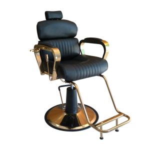 Sillon Hidraulico Reclinable Bp-3079b - Negro/Dorado