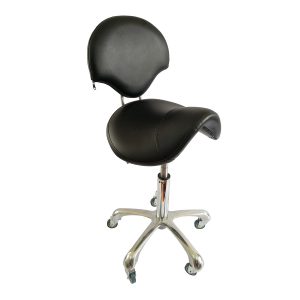 Taburete Bp-6615b - Negro C/Respaldo