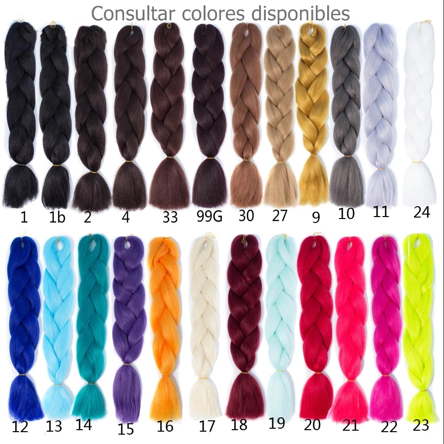 Cabello sintético X-Pression Kanekalon - 1 Color