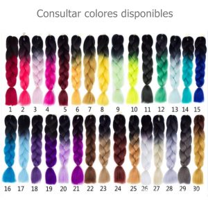 Cabello sintético X-Pression Kanekalon 2 Color
